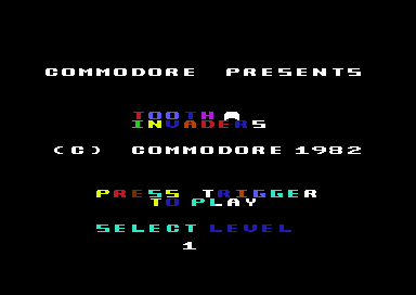 Tooth Invaders screenshot 3 for Commodore 64